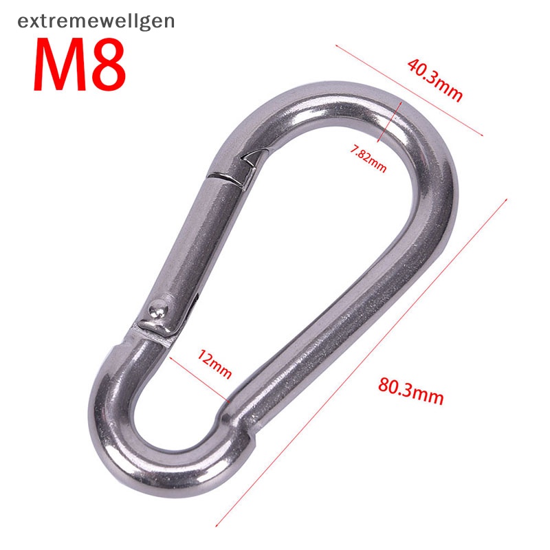 Móc Khóa Carabiner Bằng Thép Không Gỉ 304 Nhanh Chóng