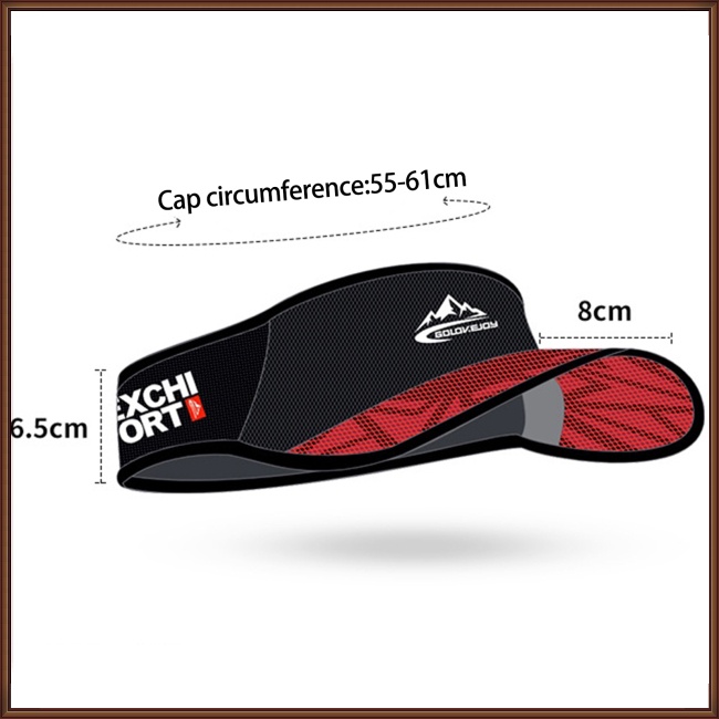 Mũ Lưỡi Trai Hở Chóp Thấm Hút Mồ Hôi Thoáng Khí Nhanh Khô Thời Trang Mùa Hè Cho Nam Và Nữ