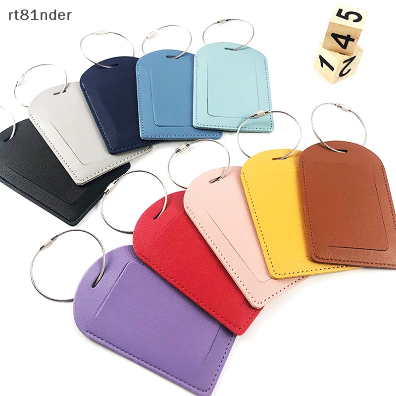 Rt Nhãn Đánh Dấu Ghi Thông Tin Riêng Tư Bằng Da PU Gắn Hành Lý Du Lịch Tiện Dụng