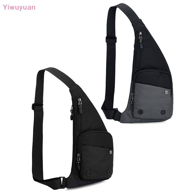 < Yiwuyuan > Túi Đeo Chéo Ngực / Đeo Vai / Đeo Chéo Phong Cách Thể Thao Đơn Giản Hợp Thời Trang Đi Du Lịch Cho Nam Và Nữ Mới