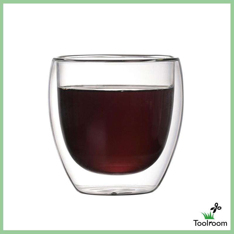 Cốc Uống Cà Phê Hai Lớp Cách Nhiệt Dùng Cho Espresso