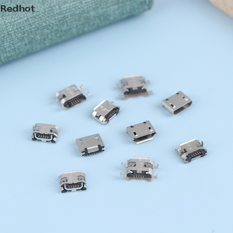 Bộ 50 Linh Kiện Điện Tử 10 Model Micro USB Female 5pin DIP Type B SMT