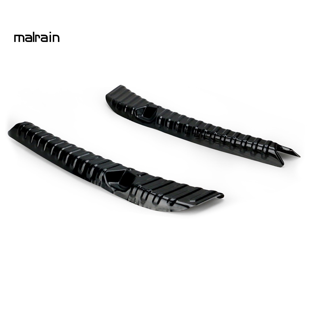 Bộ 2 Tấm Chắn Bảo Vệ Hai Mặt Bằng Thép Không Gỉ Chống Trầy Cho Tesla Model3 2019-2021