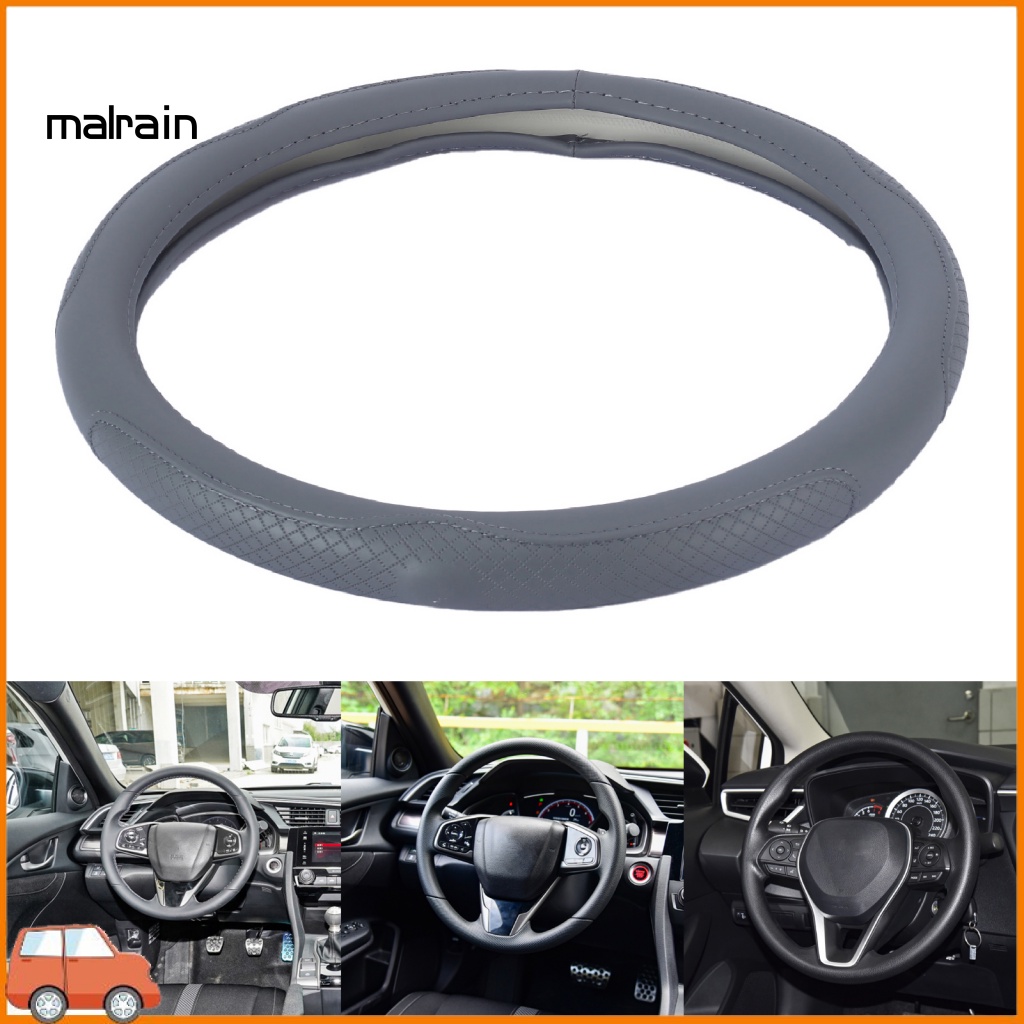 Vỏ Bọc Vô Lăng Xe Hơi Chất Liệu Giả Da Chống Trượt