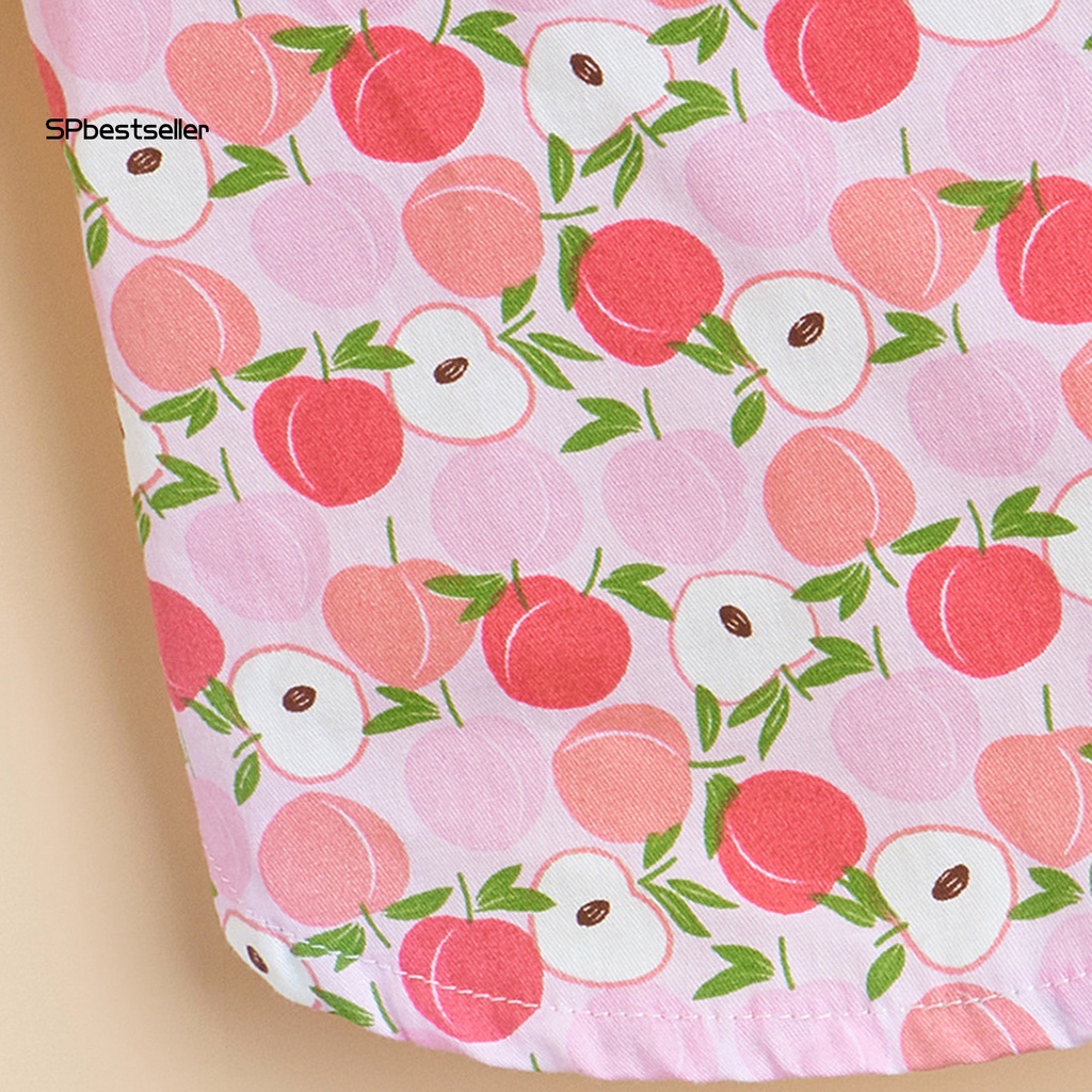 Spbestsellwr Áo Thun Cotton Cổ Bẻ Hai Ống Họa Tiết Trái Cây Cho Cún Cưng Mặc Hàng Ngày