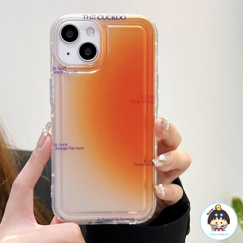 Ốp Điện Thoại TPU Mềm Chống Sốc Màu Gradient Cho IPhone 14 Pro Max 13 12 11 Pro Max XS XR 7 8 6 Plus