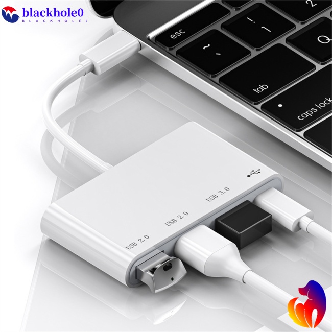 Bộ Chia 4 Cổng Usb 3.0 Type C Cho Bàn Phím Máy Tính