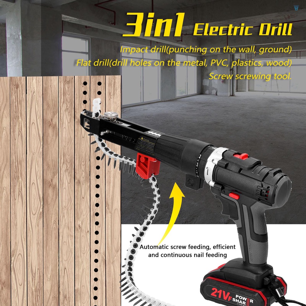 Tua Vít Điện Mini 3 Trong 1 Có Thể Điều Chỉnh 25 Mchine Điều Chỉnh Kèm Dây Xích