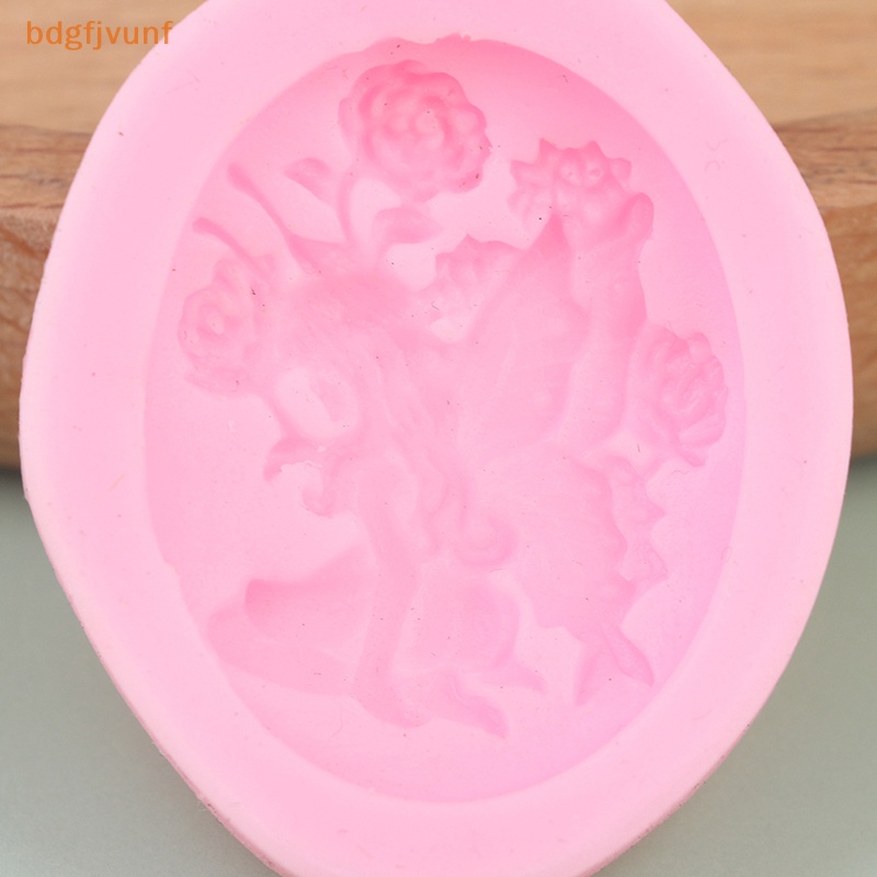Khuôn Silicon Làm Bánh Kẹo / Xà Phòng Hình Nàng Tiên Xinh Xắn