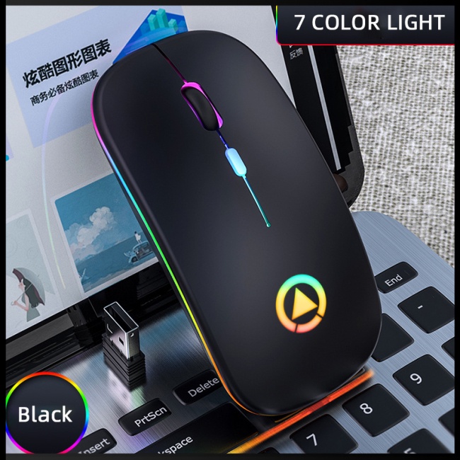 Chuột Quang Không Dây Zevaret 2.4GHz Kèm Sạc USB Cho Máy Tính