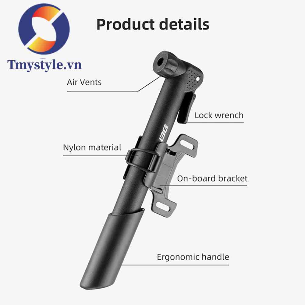 Ống Bơm Xe Đạp Kèm Giá Đỡ Tiện Dụng Chất Lượng Cao