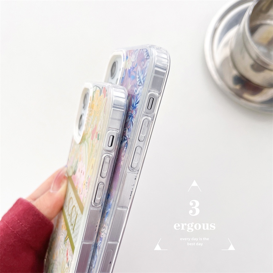 Ốp Điện Thoại Mềm Chống Sốc Màu Gradient Cho IPhone 14 13 12 11 Pro Max SE2020 X XR Xs Max 7 8 Plus