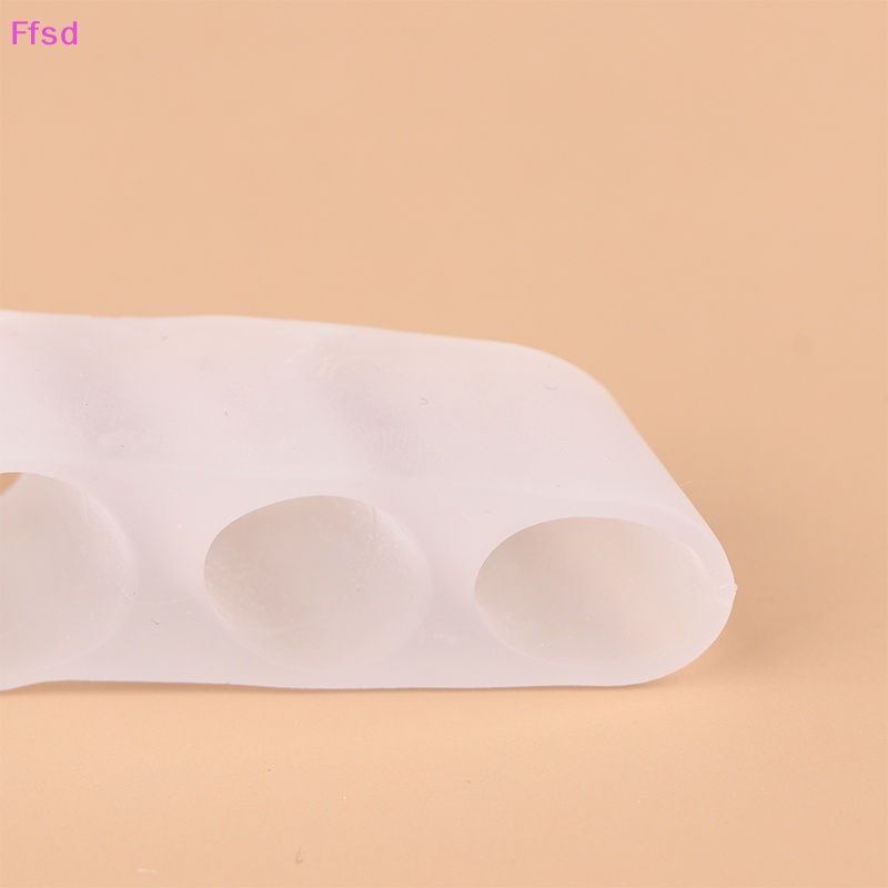 1 Cặp Dụng Cụ Tách Ngón Chân 3 Lỗ Bảo Vệ Hiệu Quả