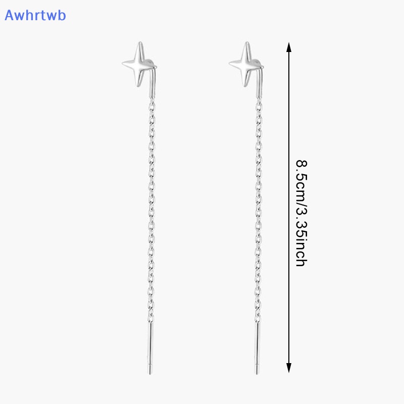 Khuyên Tai Dáng Dài Hình Ngôi Sao Thời Trang Cho Nữ Mới