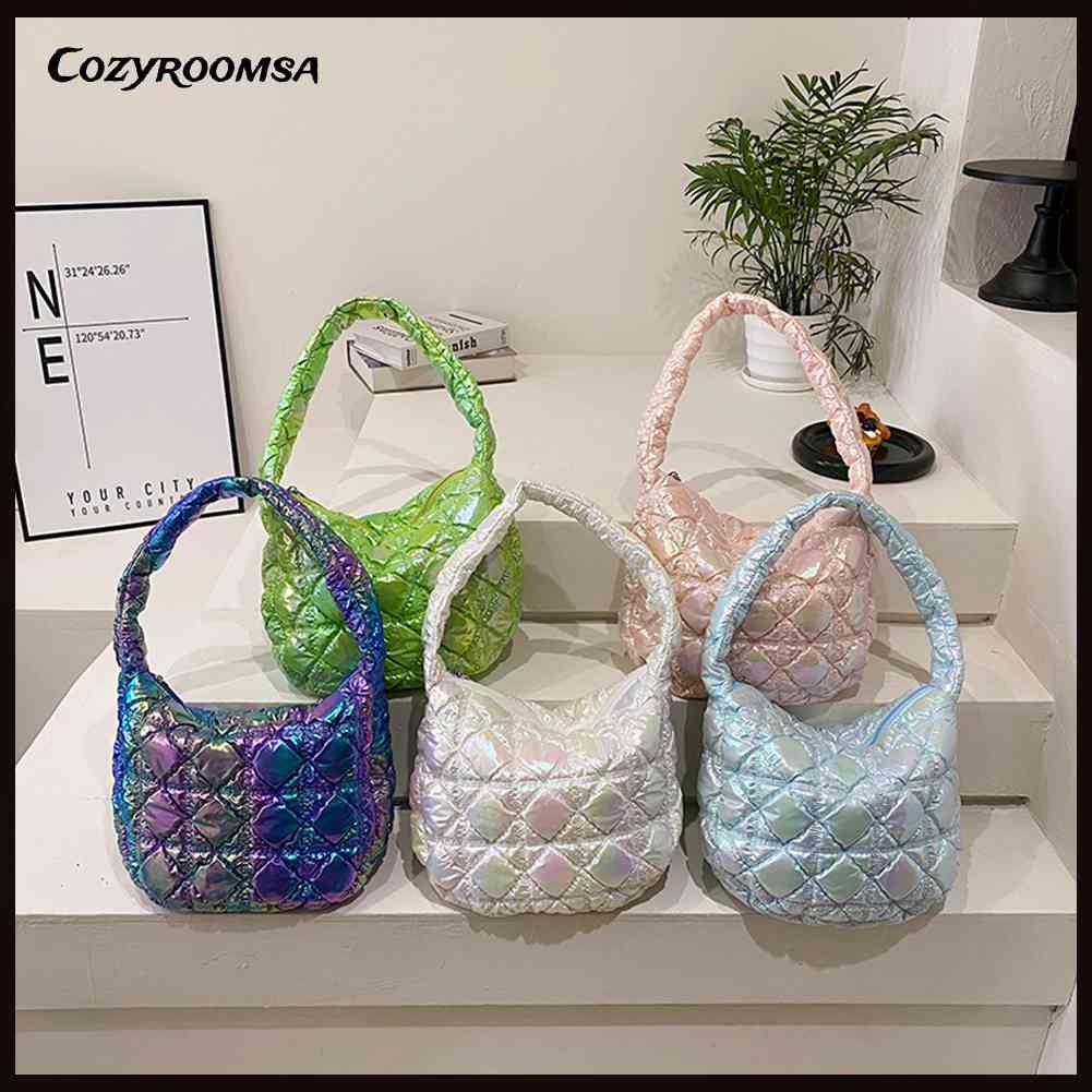 Túi Cotton Đeo Vai Họa Tiết Thêu Thời Trang Cho Nữ