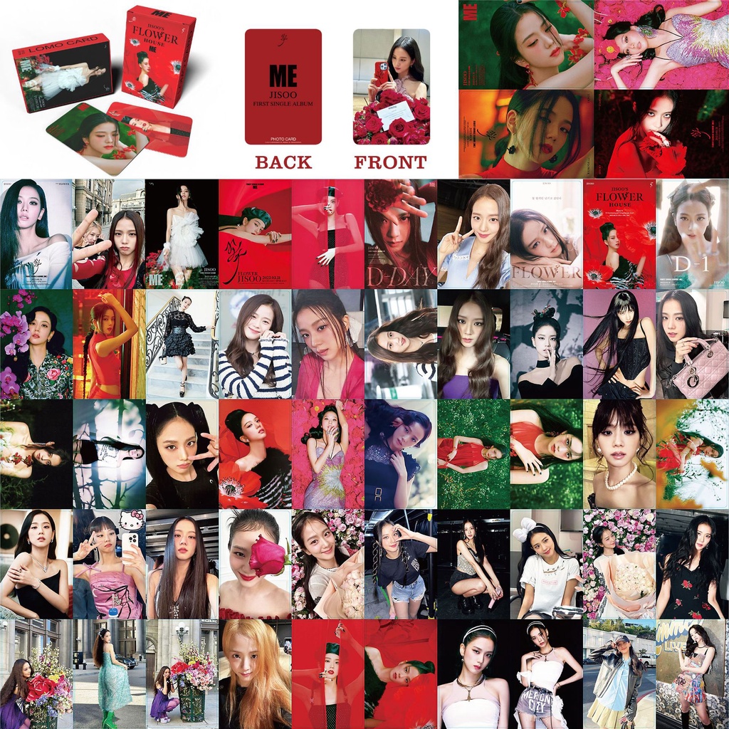 Blackpink Jisoo Solo Album《ME》Photocard Lomo Card Postcard