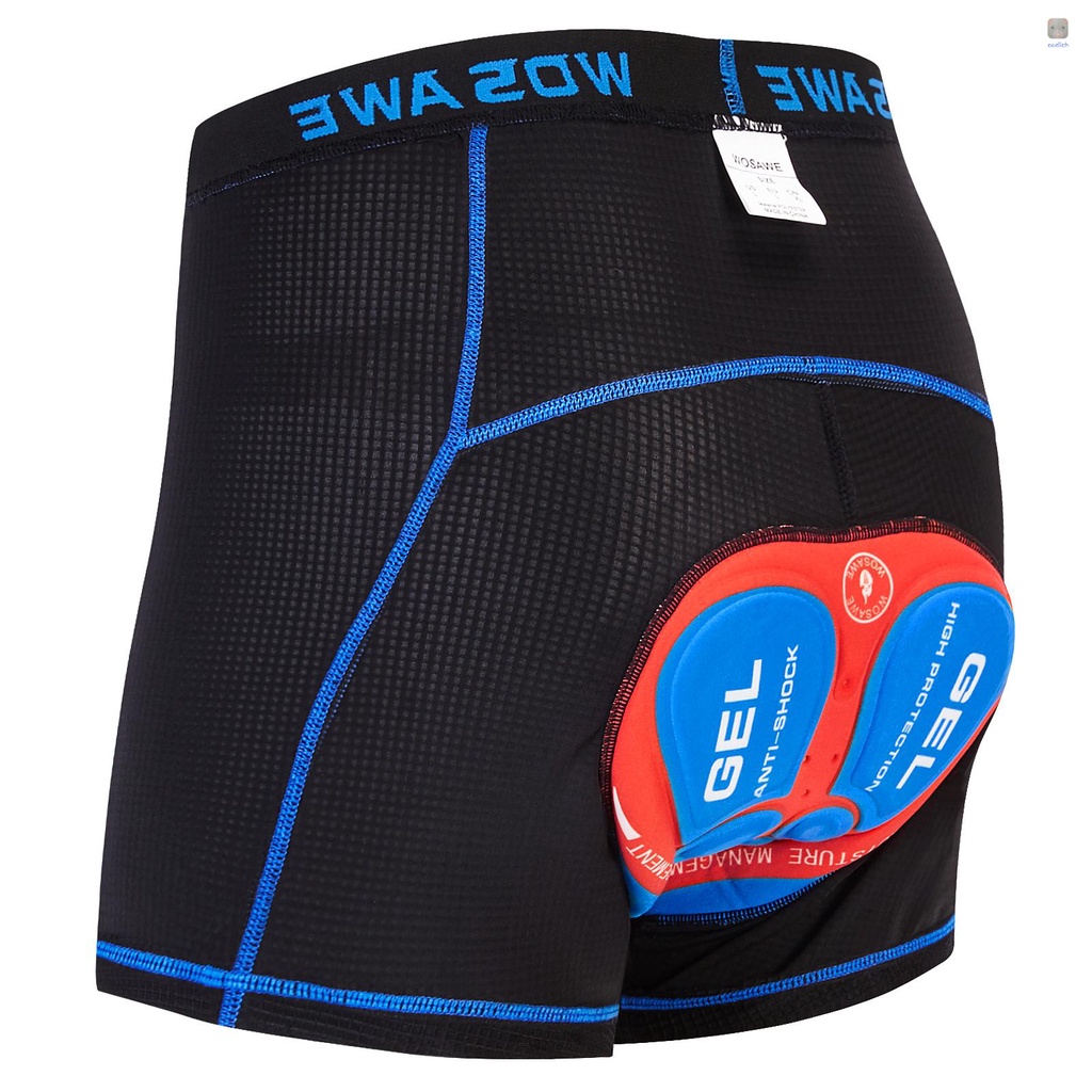 Quần Short Có Đệm Gel Thoáng Khí Trọng Lượng Nhẹ Cho Nam Khi Đi Xe Đạp Leo Núi