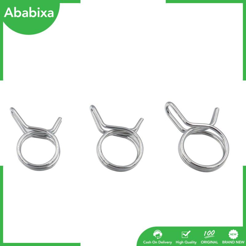 Set 150 Kẹp Dây Lò Xo Đôi 10 Kích Cỡ Bằng Thép Carbon 5-14mm Cho Ống Nước