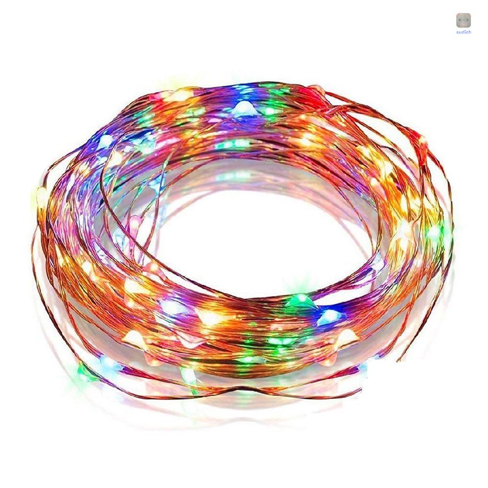 Dây Đèn LED Trang Trí 60 / 150 2M Sử Dụng Năng Lượng Mặt Trời Chống Thấm Nước