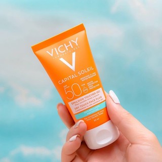 Kem chống nắng vichy ideal soleil spf50+ dry touch 50ml + phụ kiện kem chống nắng