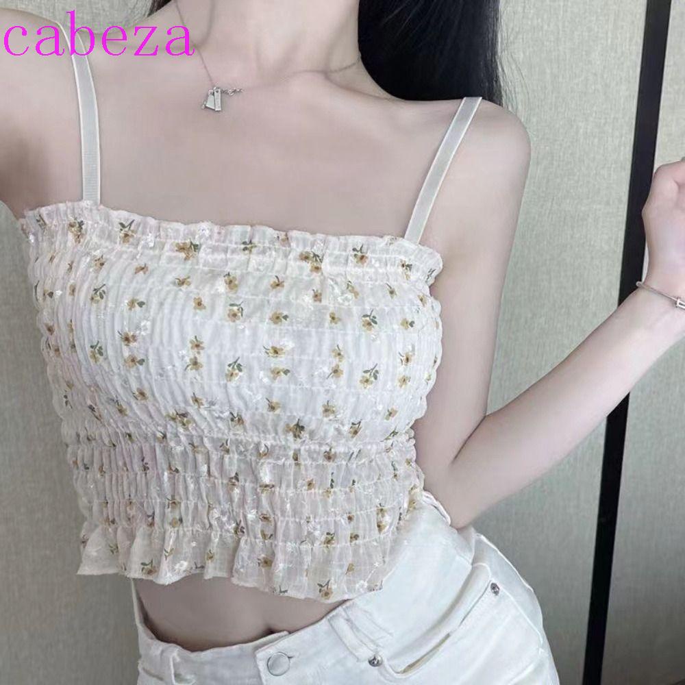 Áo Croptop In Họa Tiết Hoa Phong Cách Retro Hàn Quốc Ngọt Ngào