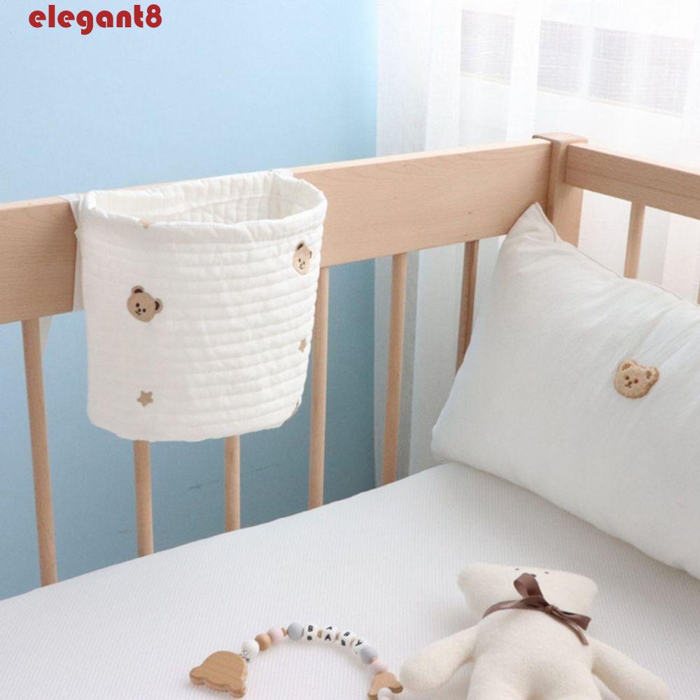 Túi Đựng Tã Lót Bằng Vải Cotton Thêu Họa Tiết Sang Trọng Siêu Bền Tiện Dụng Cho Gia Đình