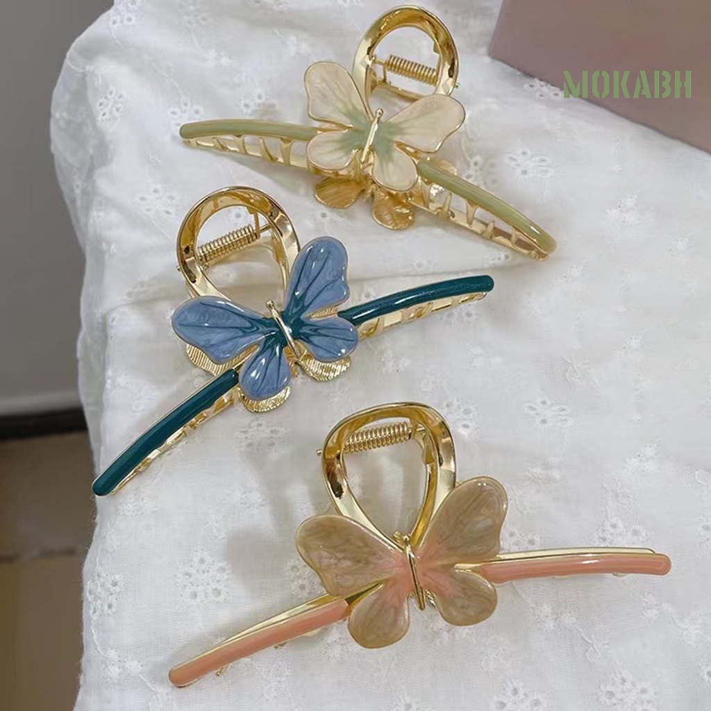 [Mok Abh] Kẹp Tóc Càng Cua Chống Trượt Chất Lượng Cao Siêu Bền