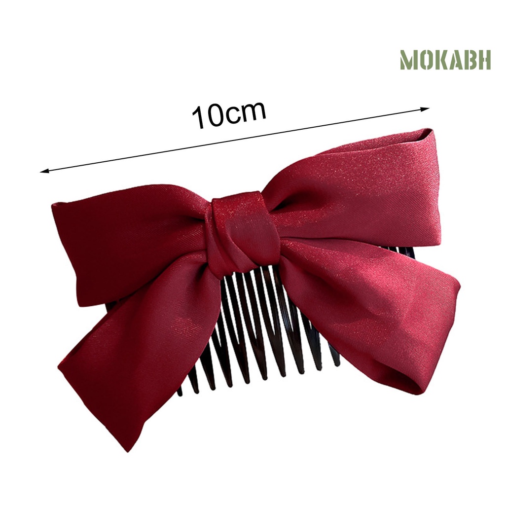 Lược Kẹp Tóc Bằng Acrylic Không Phai Màu Sắc Ngọt Ngào Chống Trượt Độ Bền Cao Cho Nữ