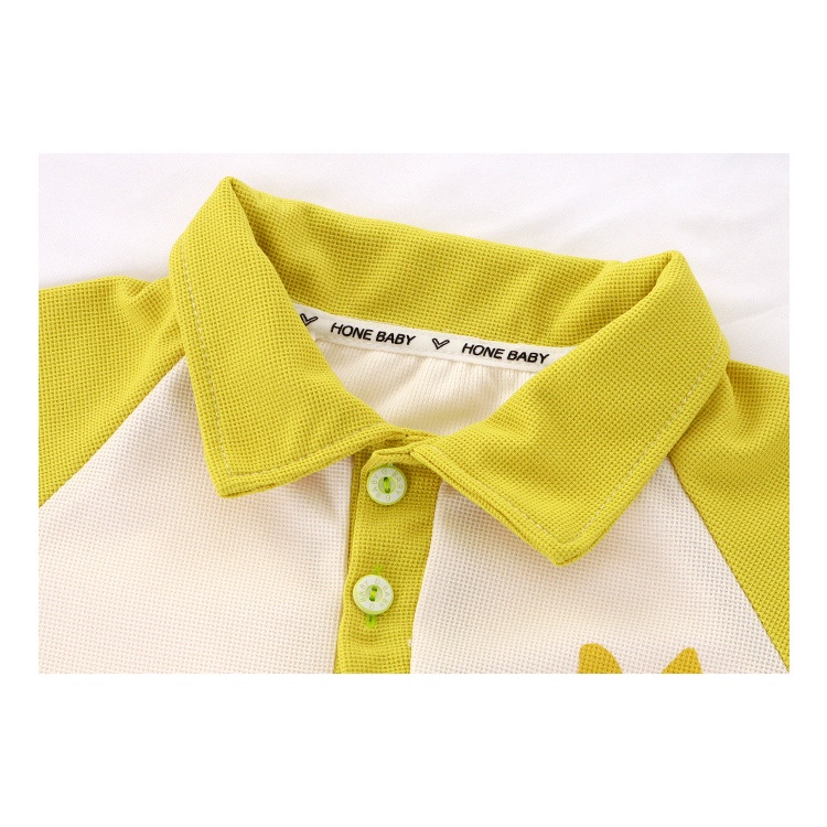 Bộ Đồ Thể Thao Áo Thun polo Phối Quần Short Tay Ngắn 80-160cm Màu Sắc Dễ Thương Cho Bé