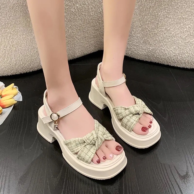 Giày Sandal Mary Jane Đế Dày Size Lớn 52CJ Dành Cho Nữ