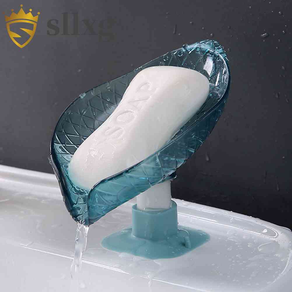 Hộp Đựng Xà Phòng Hình Chiếc Lá Chống Trượt Tiện Dụng Cho Nhà Bếp