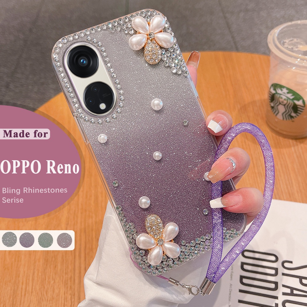 Ốp Điện Thoại Oppo Reno 8T 5G 4G Reno 8 7 4G 5G Reno 7Z 8Z 5G Reno 8 Pro 5G Reno 6 5 5G 4G Màu Gradient 3D Cho case