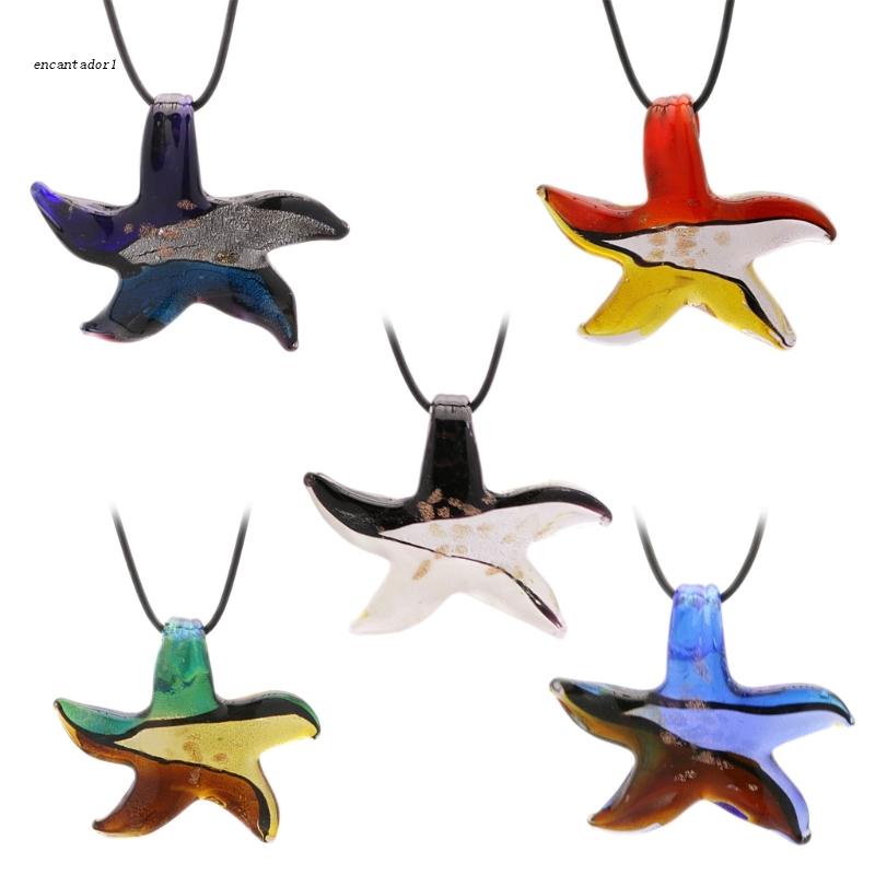 ✿ Vòng Cổ Choker Mặt Thủy Tinh Hình Sao Biển Thời Trang