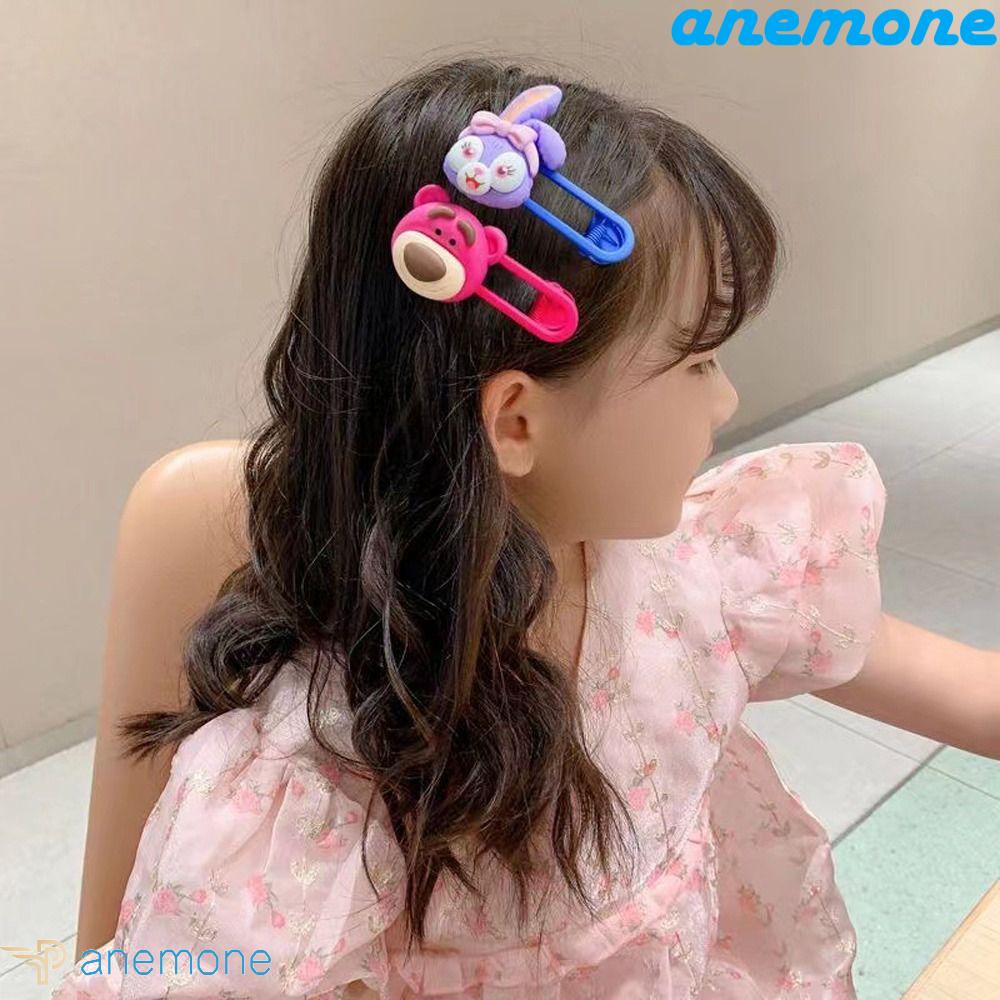 Kẹp Tóc Hình Gấu / Thỏ / Dâu Tây Dễ Thương Cho Bé Gái