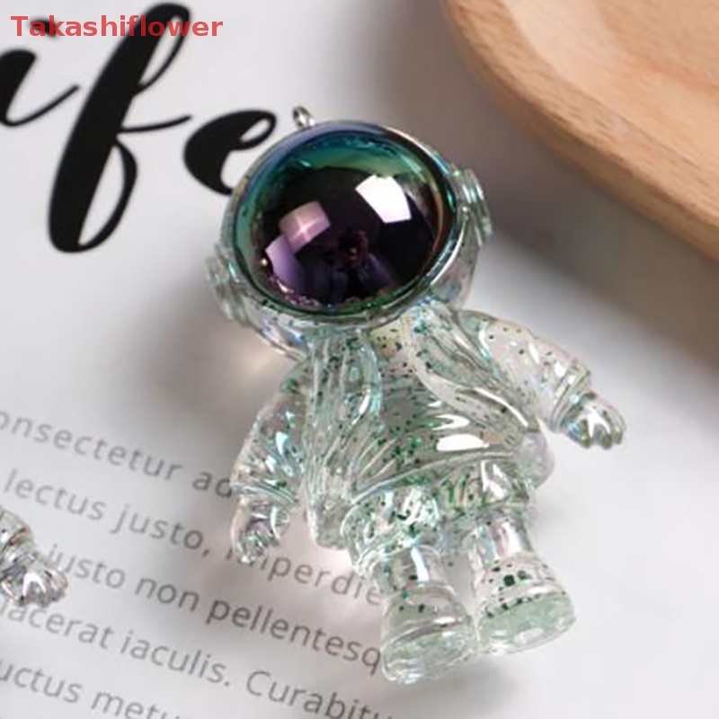 1 Móc Khóa Hình Phi Hành Gia Hoạt Hình Lấp Lánh Nhiều Màu Sắc Dành Cho Nam Và Nữ