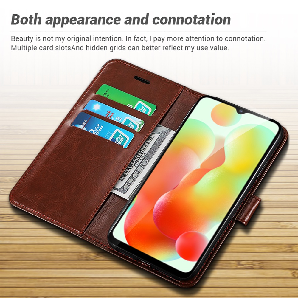 Bao Da Điện Thoại Có Ngăn Đựng Thẻ Cho Xiaomi Redmi12C Redmi 12C 12 C C12 4G 22120RN86G 6.71 "