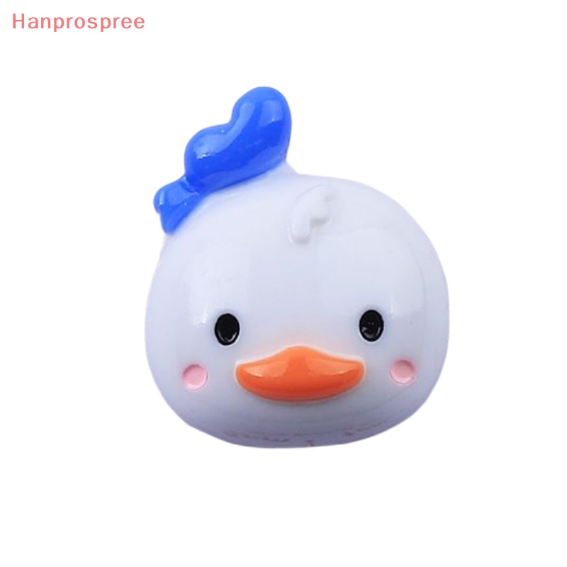 Set 10 Phụ Kiện Kẹp Tóc Hình Động Vật Hoạt Hình Bằng Nhựa Resin DIY