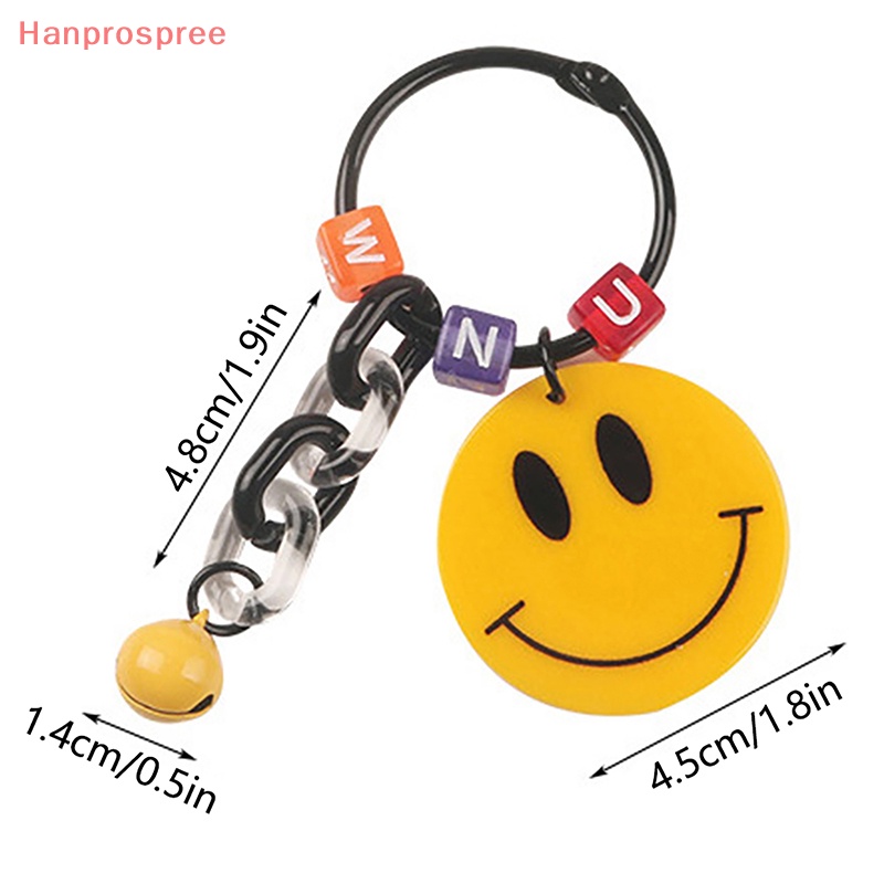 Hanprospree > Móc Chìa Khóa Hình Mặt Cười Dễ Thương Trang Trí Ba Lô Xe Hơi