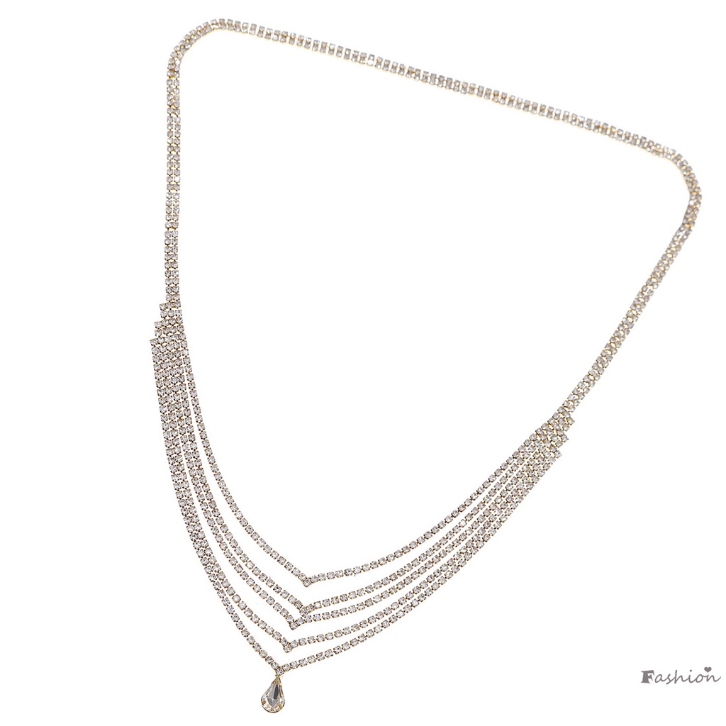 Băng Đô Cài Tóc Đính Hạt Lấp Lánh Cho Cô Dâu