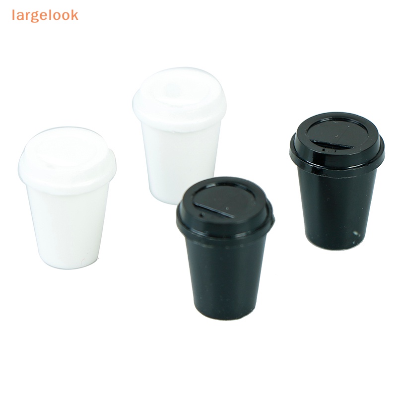 Set 2 Ly Cà Phê Rỗng Mini Tỉ Lệ 1: 12 Trang Trí Nhà Búp Bê