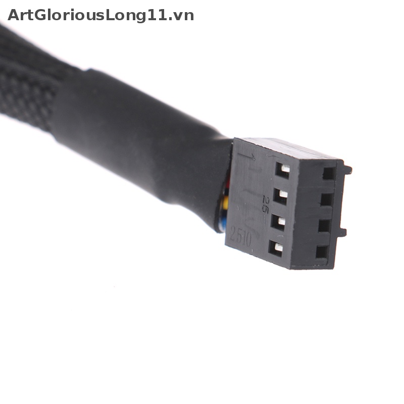 Cáp Nối Dài Quạt Máy Tính 4pin PWM 4pin Sang 3 Chiều Hình Chữ Y