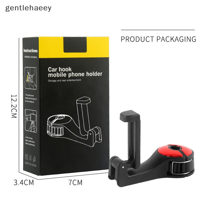 Giá Đỡ Điện Thoại 2 Trong 1 Treo Lưng Ghế Xe Hơi Tiện Lợi