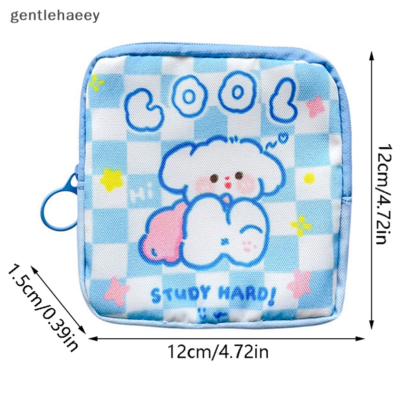 Túi Đựng Khăn Giấy / Đồ Trang Điểm Mini Họa Tiết Hoạt Hình Mang Đi Du Lịch Tiện Lợi