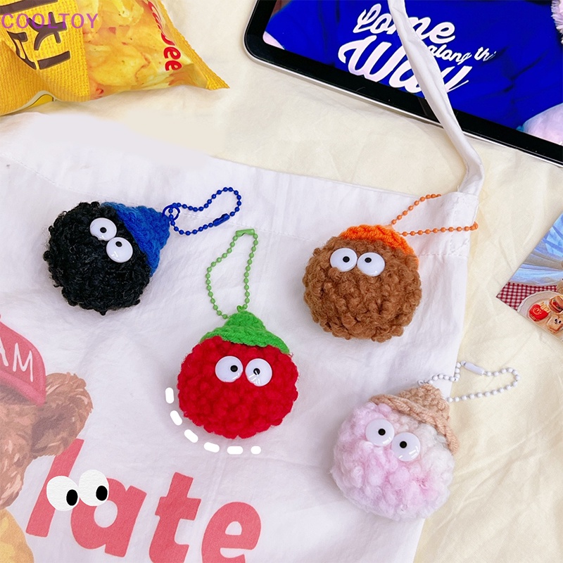 Cooltoy Móc Chìa Khóa Hình Yêu Tinh Hoạt Hình Bằng Vải Lông Xù Dệt Tay Phụ Kiện Trang Trí Túi Xách / Móc Khóa Cho Nữ