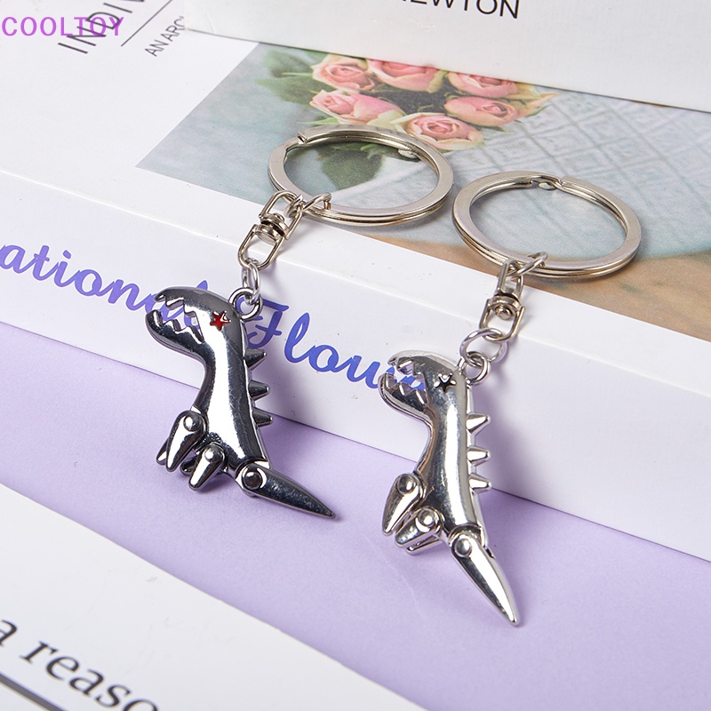 Móc Khóa Kim Loại Hình Khủng Long 3D Sáng Tạo