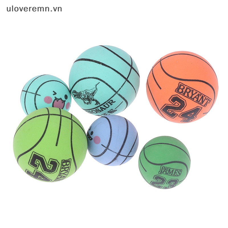 Quả Bóng Rổ Cao Su Mini Đồ Chơi Đàn Hồi Cho Trẻ Em