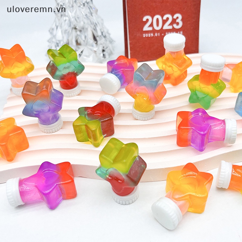 1 Lọ Điều Ước Mini Bằng Nhựa Phát Quang Trang Trí Tiểu Cảnh / Xe Hơi