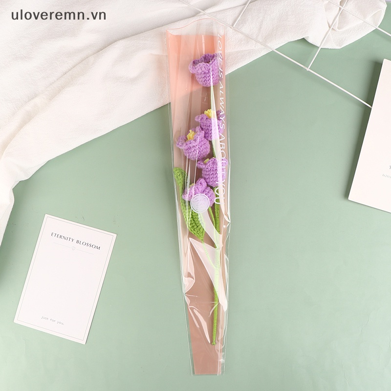 1 Bó Hoa Dệt Kim Thủ Công DIY Trang Trí Nhà Cửa