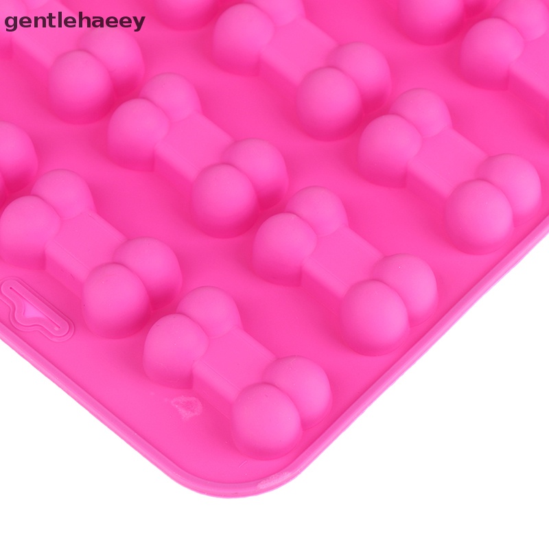 1 Khuôn Silicone Làm Bánh 18 Lỗ Hình Cục Xương Dễ Thương
