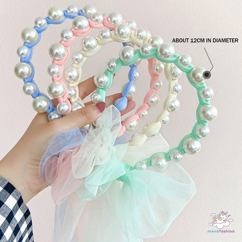 Băng Đô Nơ Thoáng Khí Xinh Xắn Cho Bé Gái